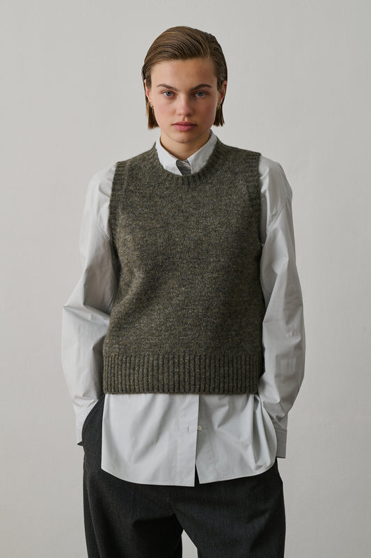 Pull Namaste - Gris Chiné - Femme