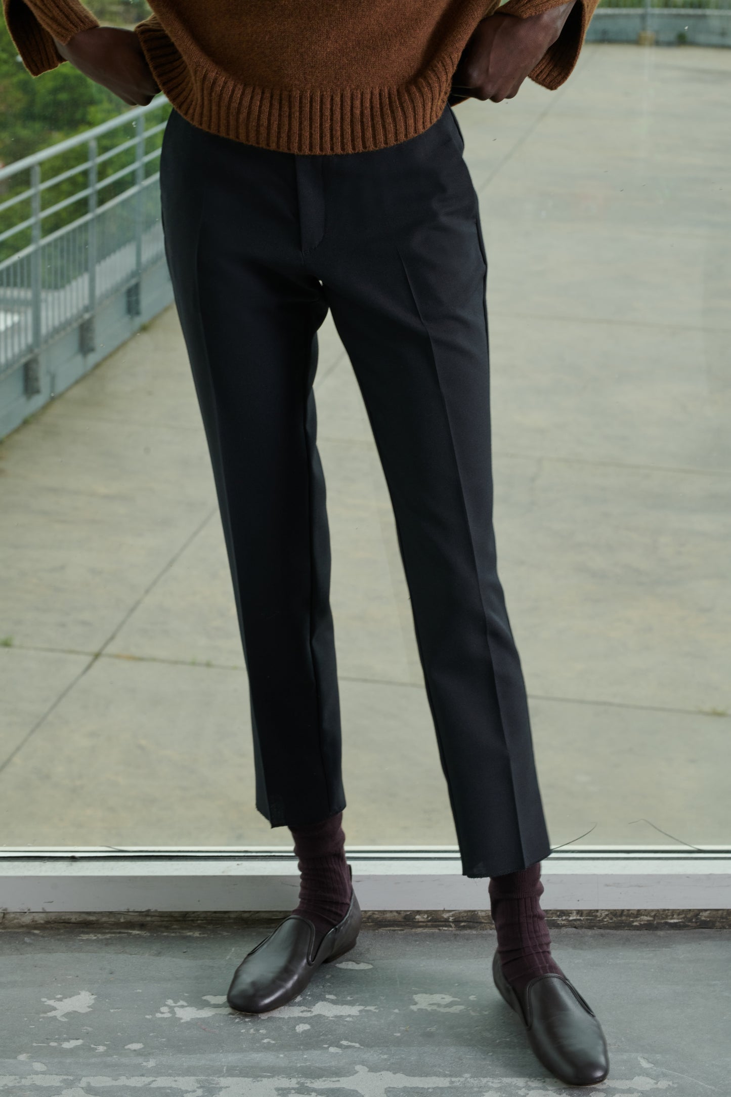 Pantalon Adele - Noir - Laine - Femme