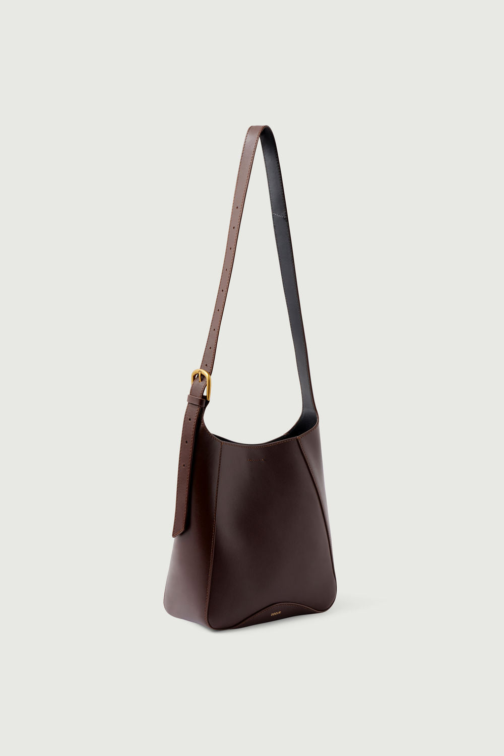 Sac Uma Mini - Chocolat - Cuir - Femme vue 3