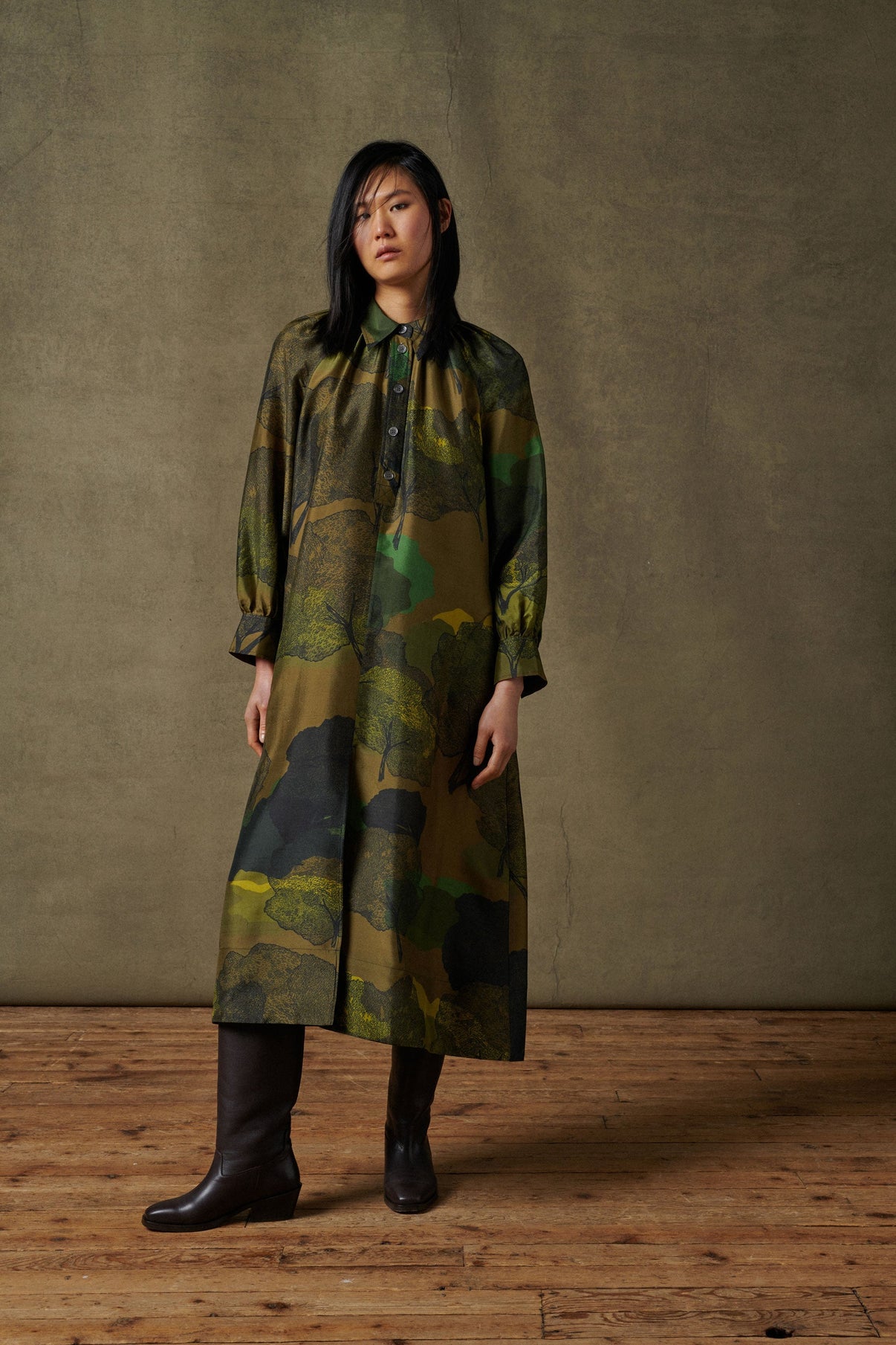 Vestido SAVANE VERDE vue 1