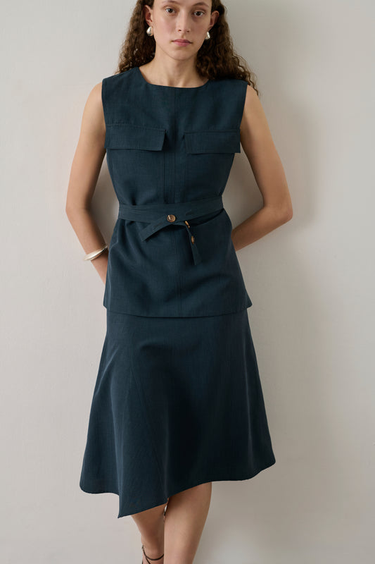 Top Isra - Pétrole - Femme