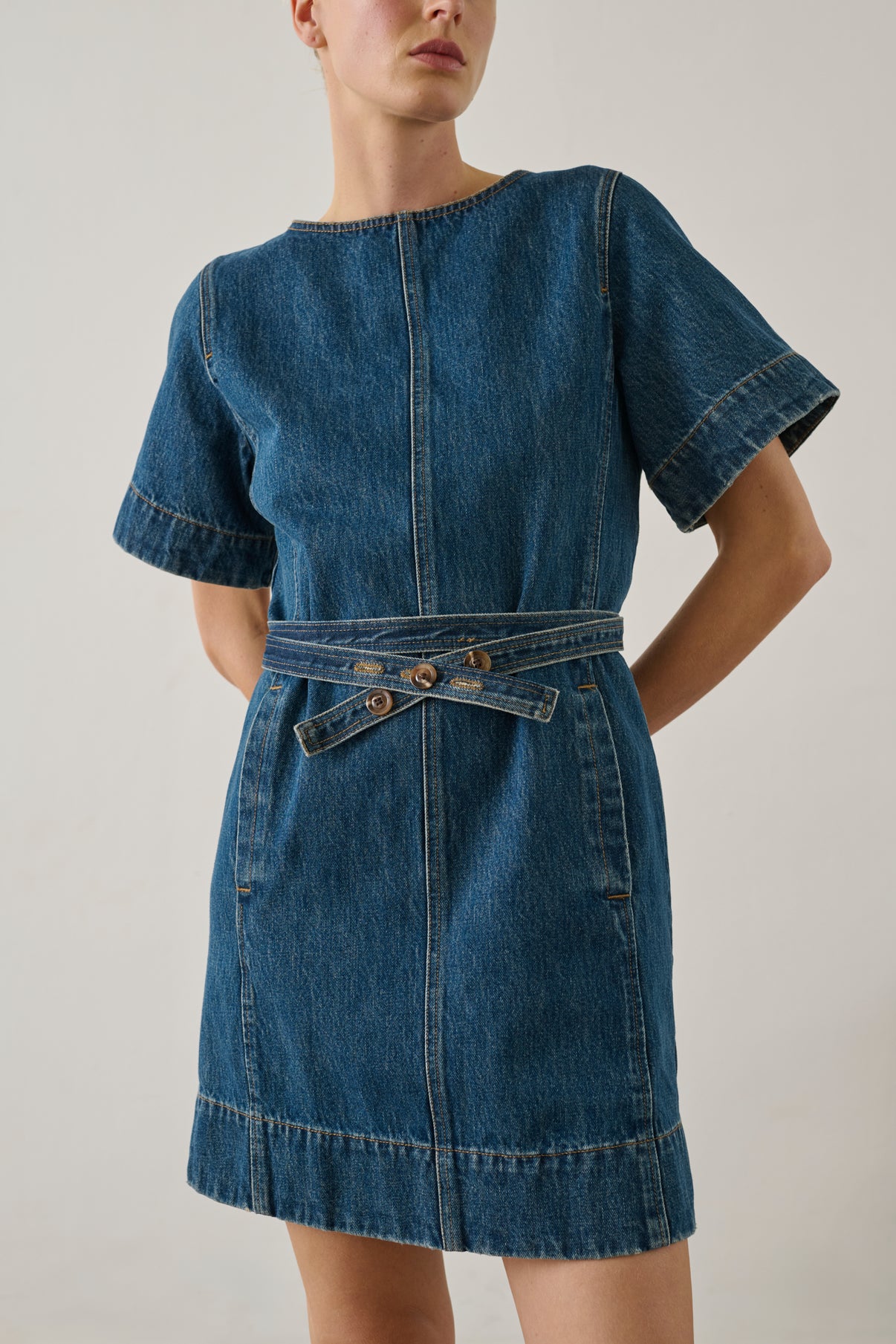 Robe Eclair - Bleu/Vert - Femme vue 3